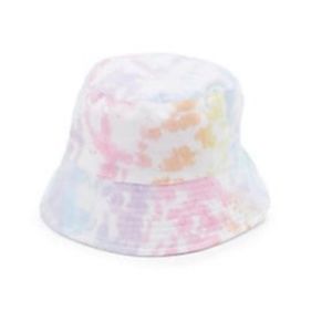 NWT Little Girls Reversible Bucket Hat Tye Dye